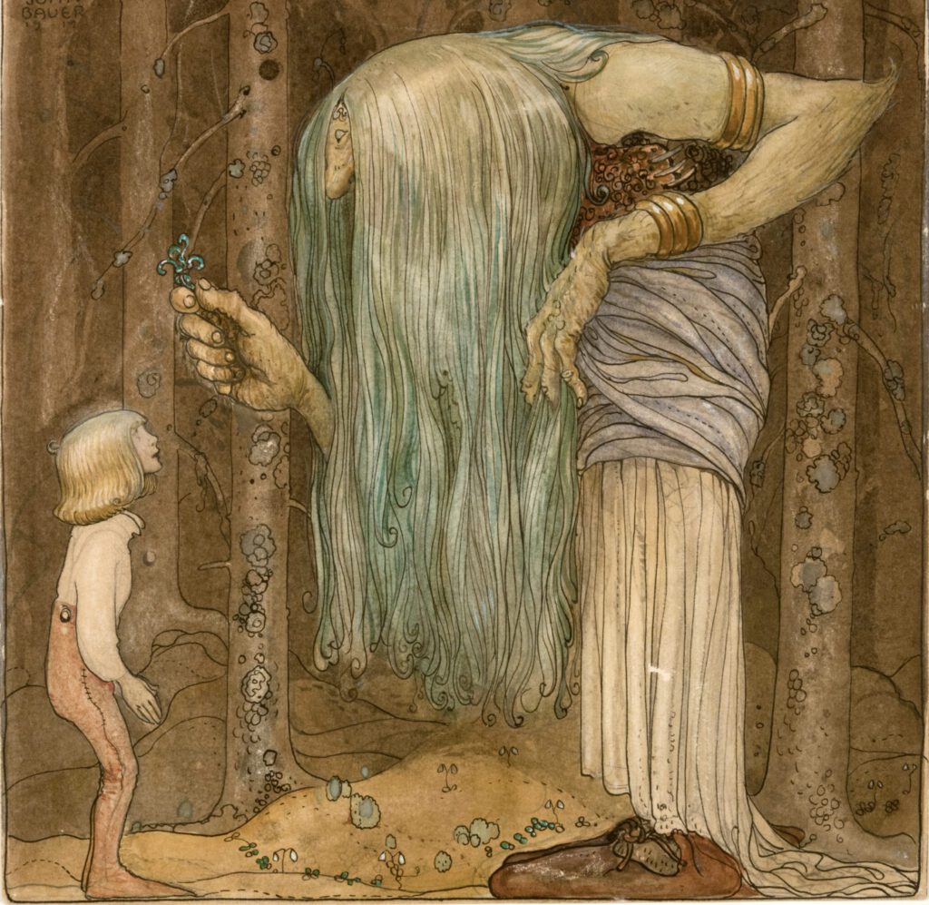 Pojken som aldrig var rädd av Alfred Smedberg, 1912 (Witch of Hulta forest)